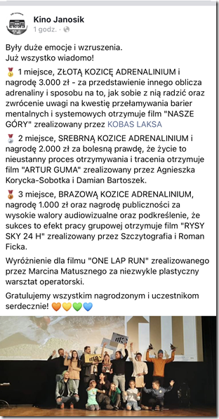 Kino Janosik - Strona główna Facebook